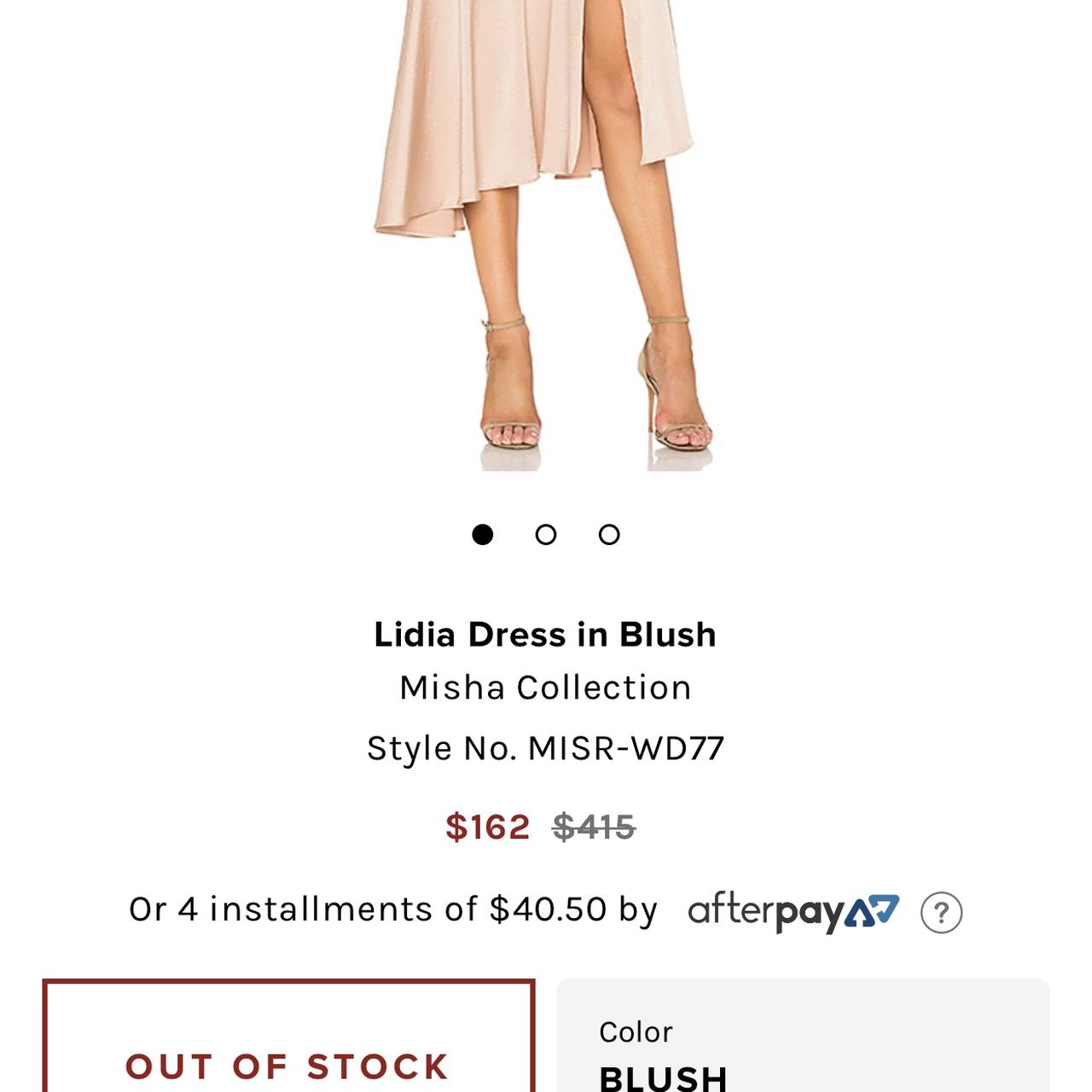 Blush pink dress from Revolve! Super cute, satin... Depop