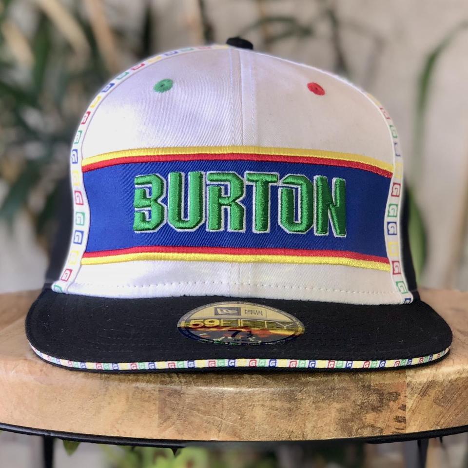 RARE Vintage New Era 59Fifty Burton Snowboards Depop