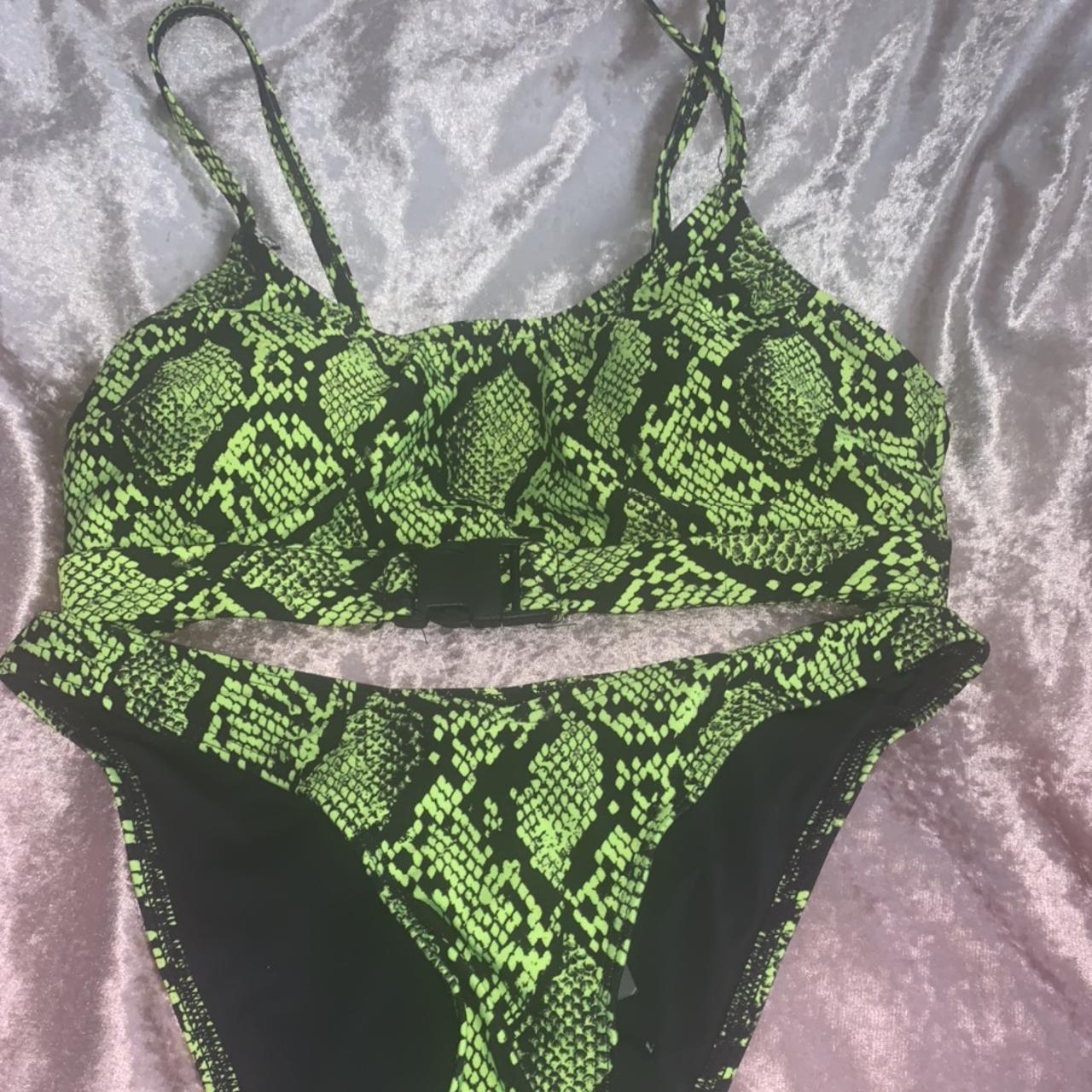 New look sales snake print swimsuit