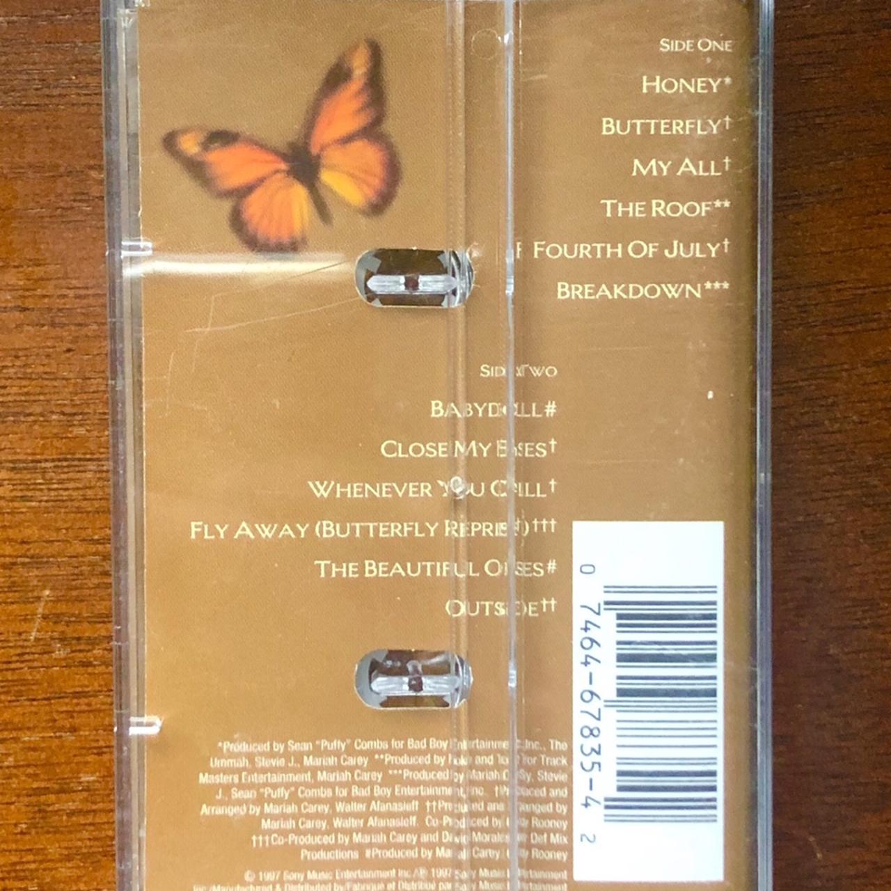 Vintage Mariah Carey Butterfly Cassette. Dm before | Depop
