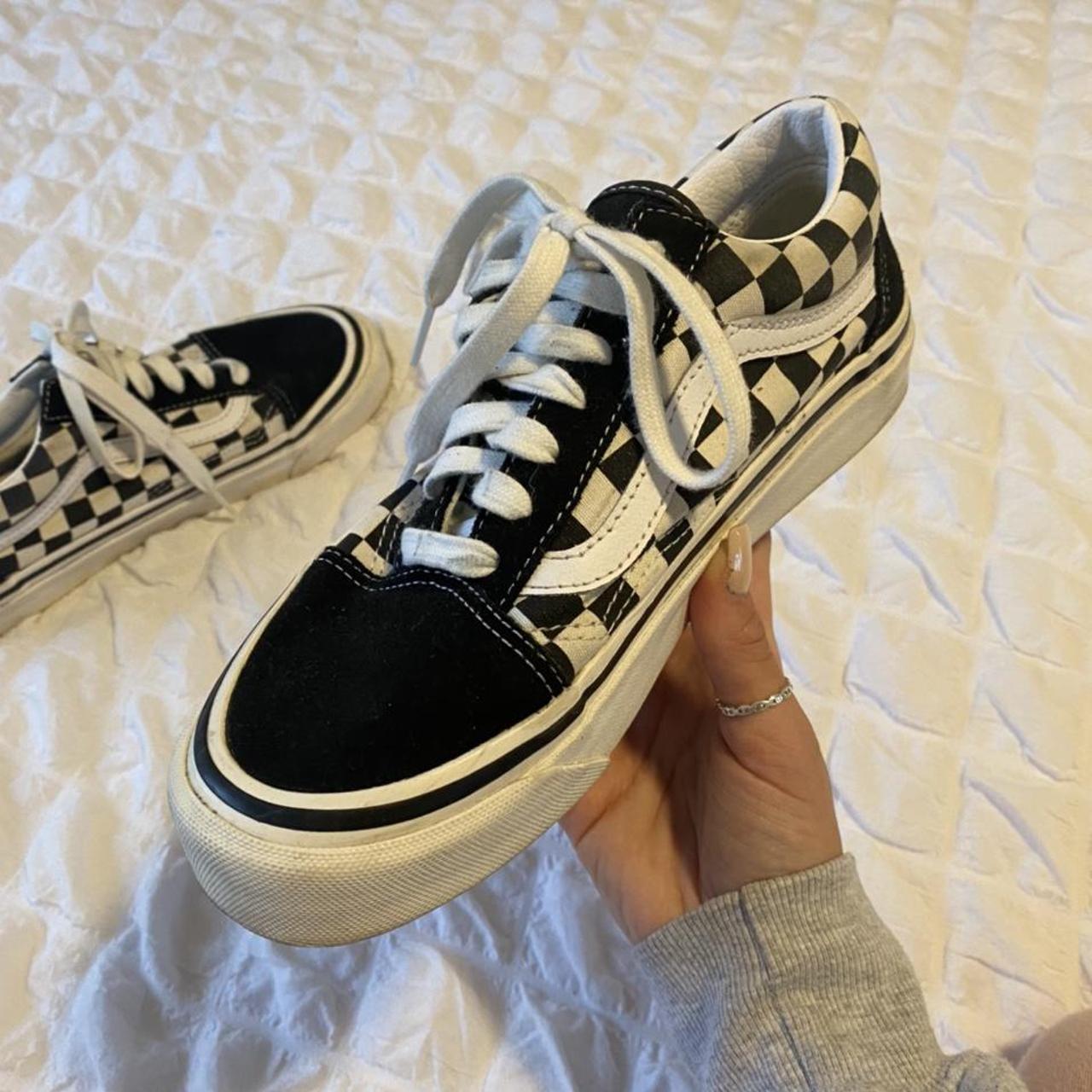 Product Image 3 - black and white checkered Vans