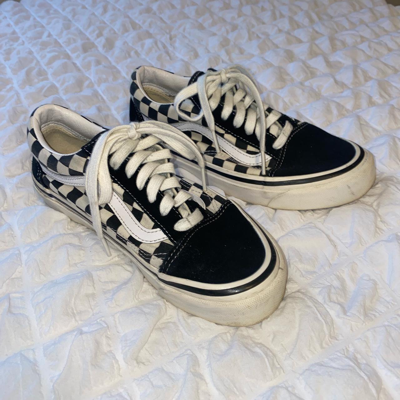 Product Image 2 - black and white checkered Vans