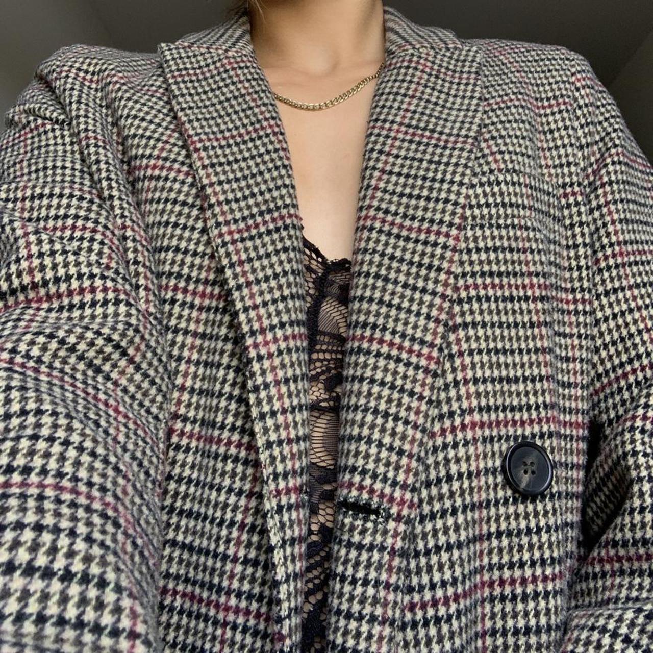 chequered blazer