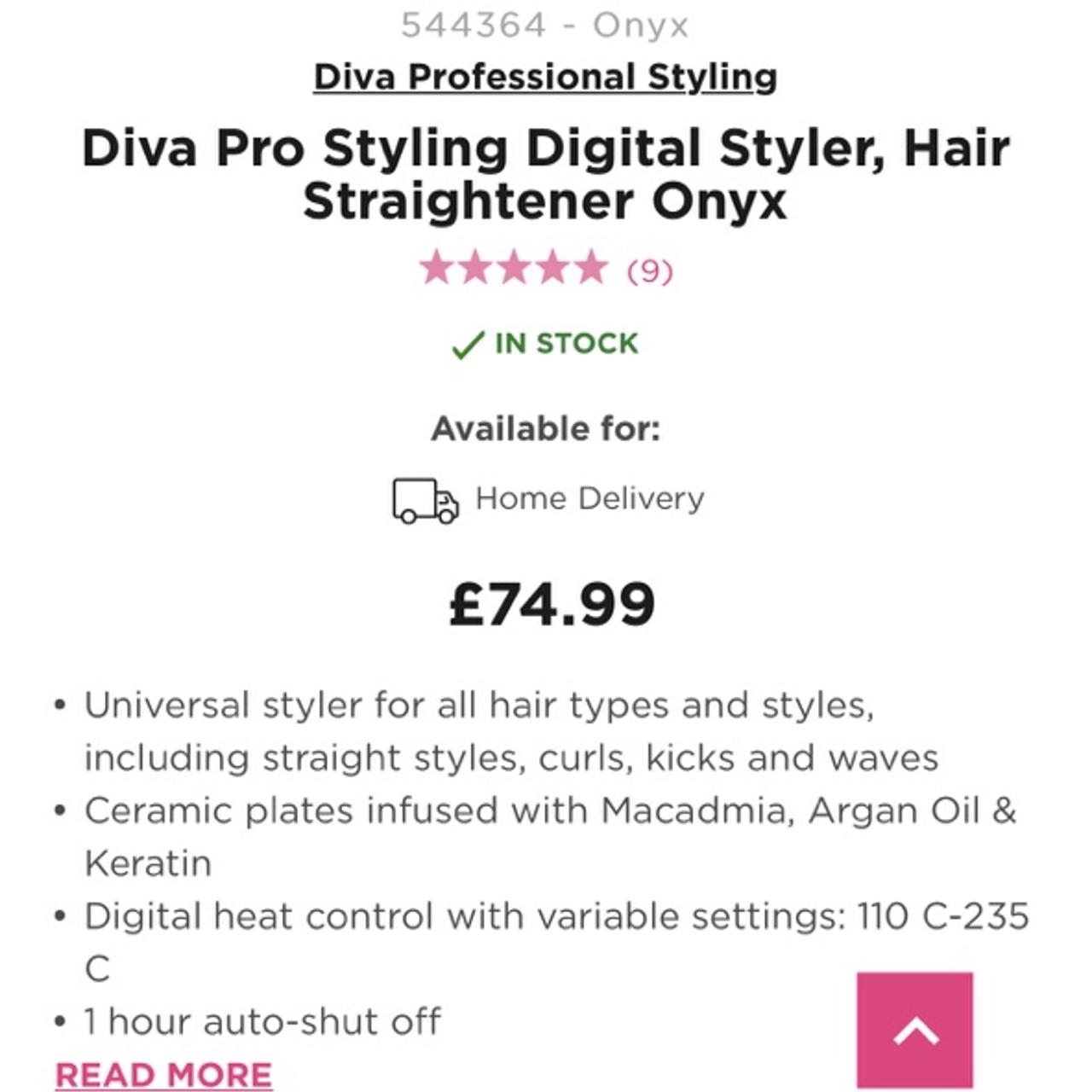 Diva hair straighter. Paid £75. Perfect condition… - Depop