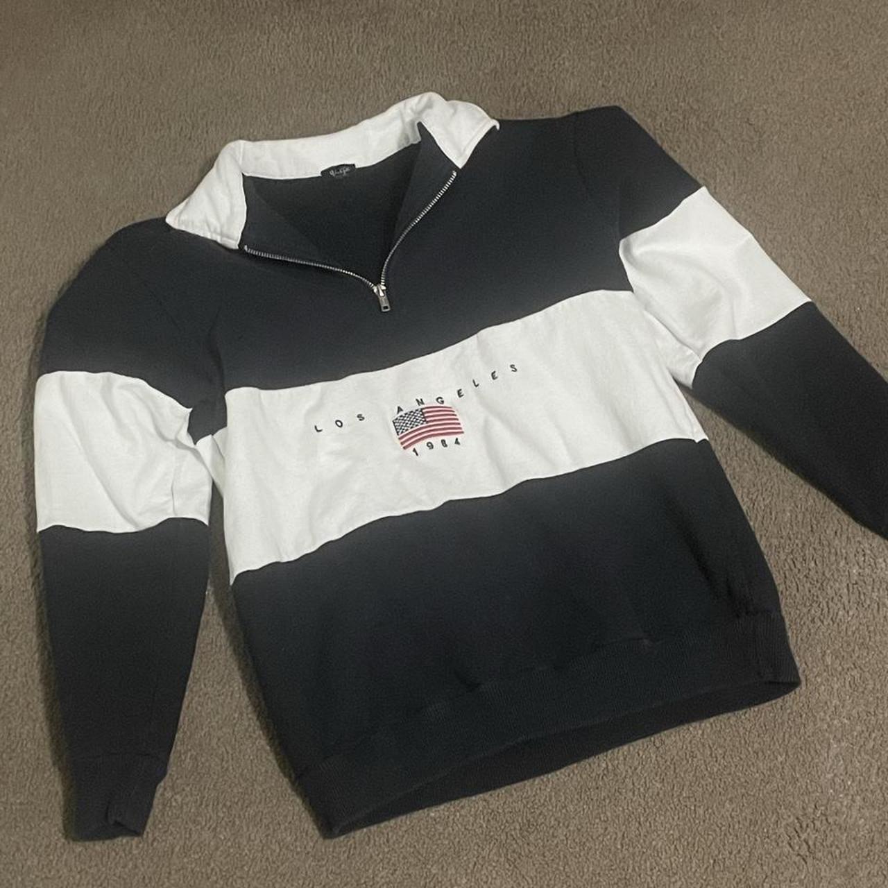 BRANDY MELVILLE ISABELLA USA QUARTER ZIP no longer... - Depop