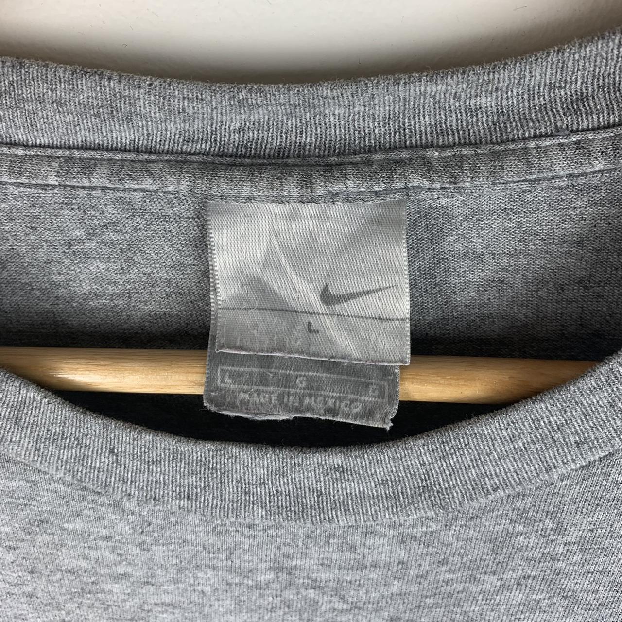 Vintage 2000’s Silver Tag Grey Nike Mini Centre... - Depop