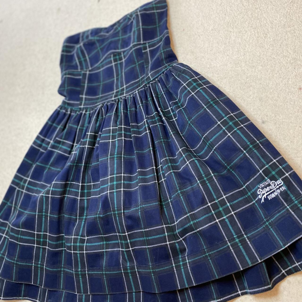 🍉 Superdry Vintage Strapless Dress in Size XS! Depop