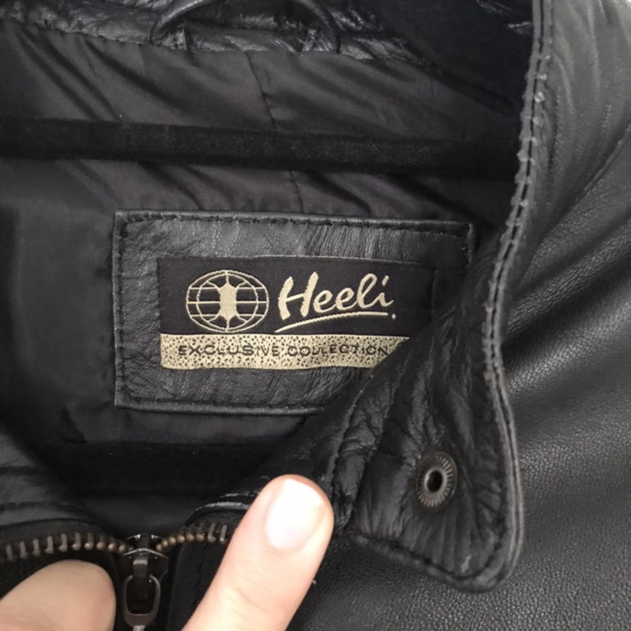 HEELI LEATHER JACKET - Real leather biker jacket 😍... - Depop