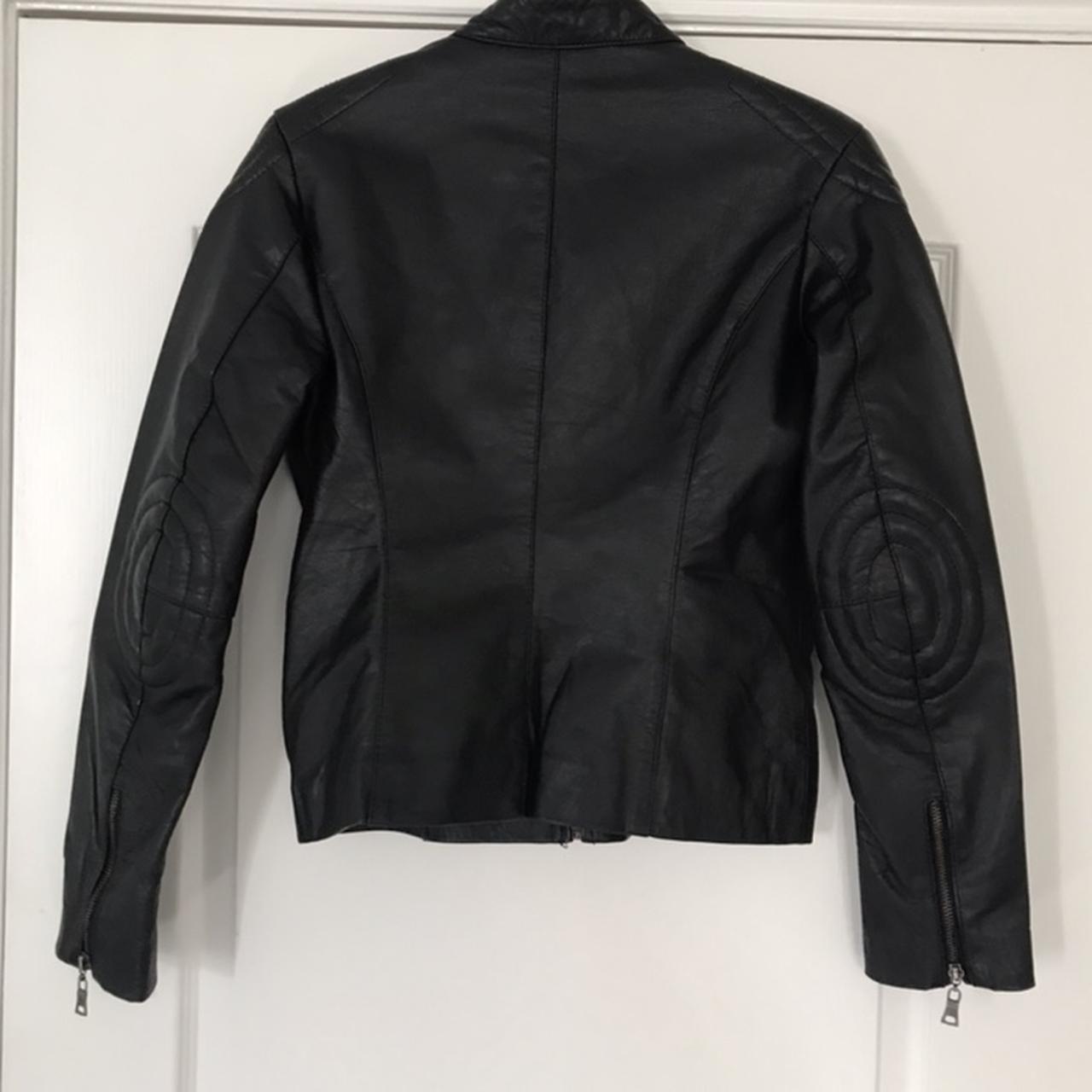 HEELI LEATHER JACKET - Real leather biker jacket 😍... - Depop