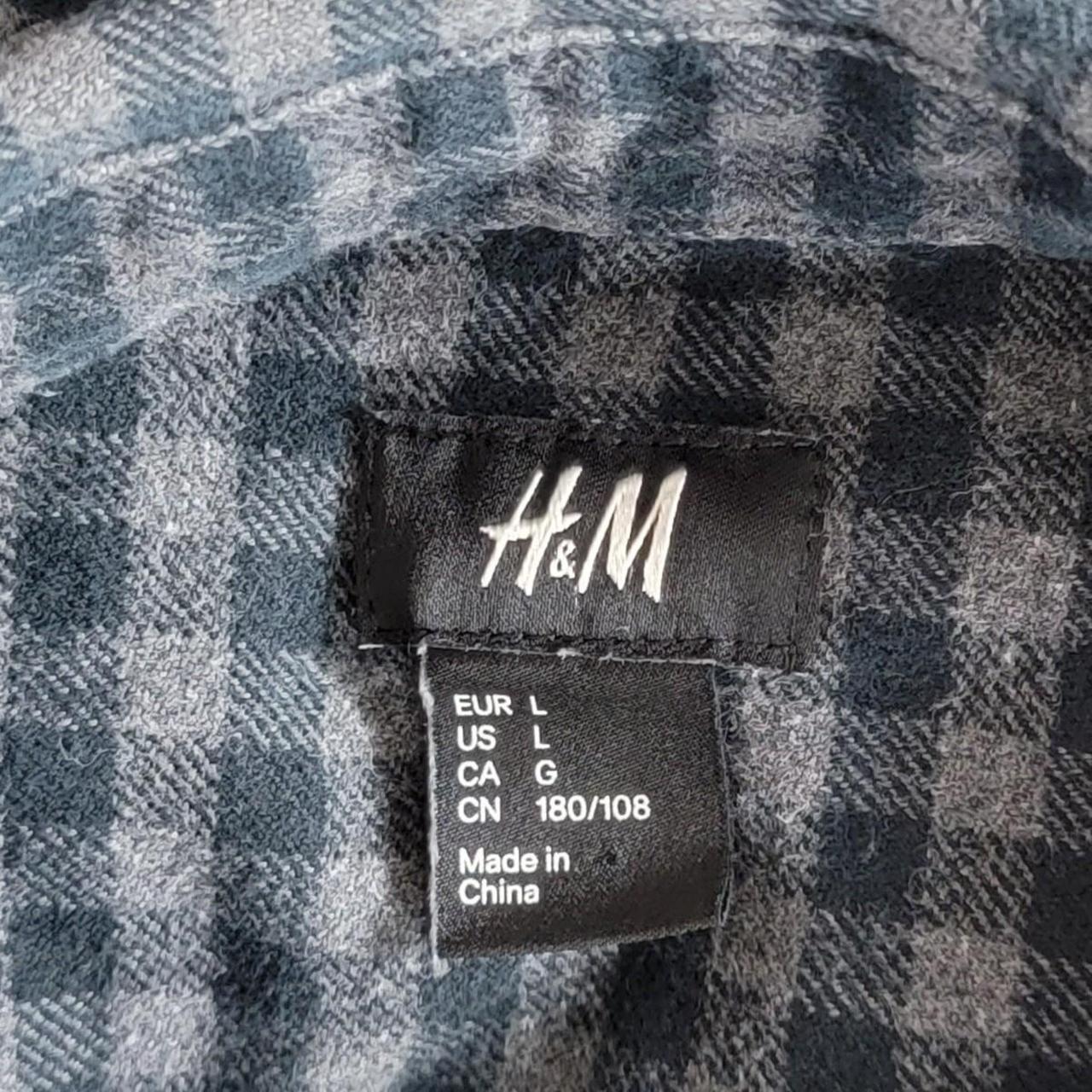 h&m check shirt