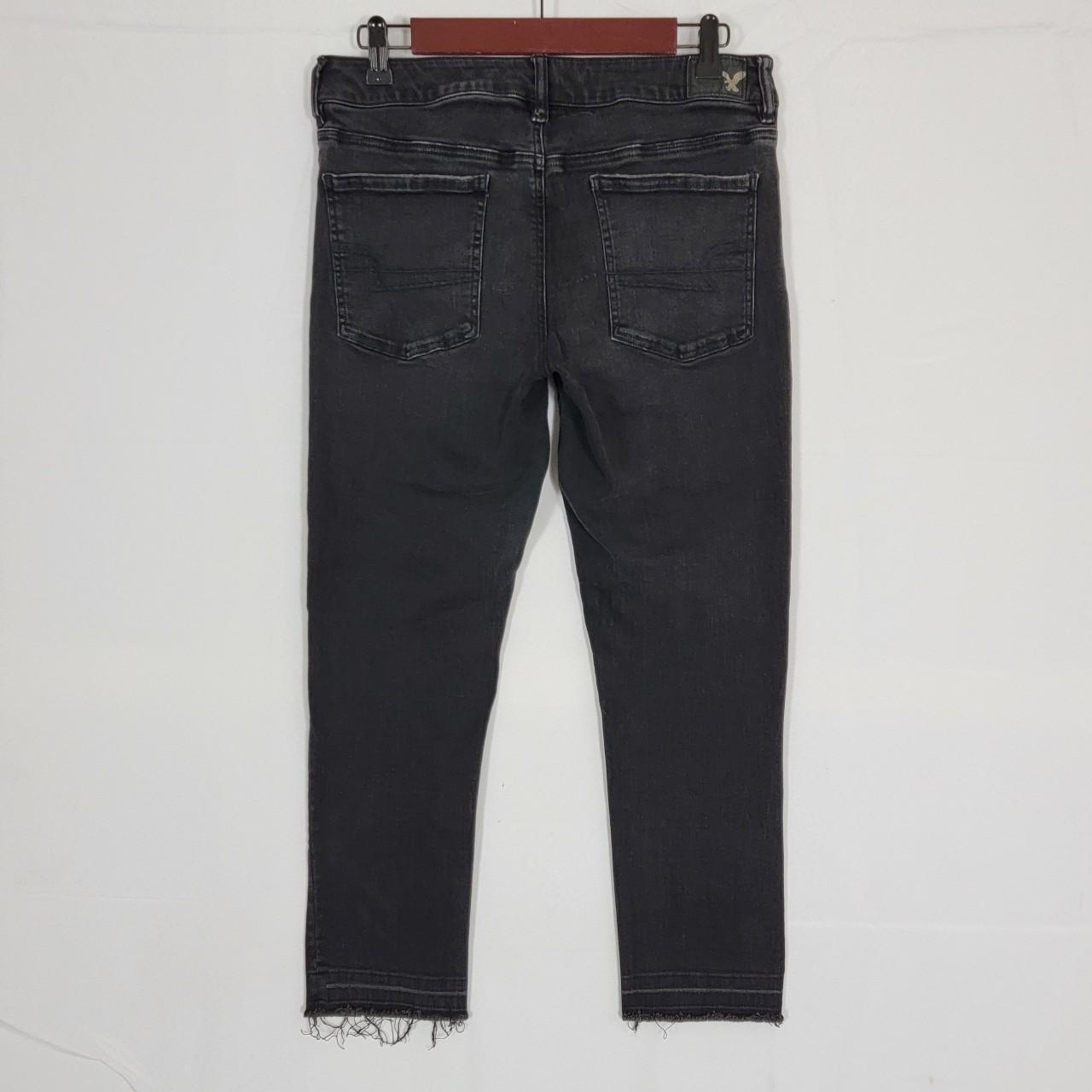 American Eagle Jeans 12 Distressed Jegging Crop... Depop