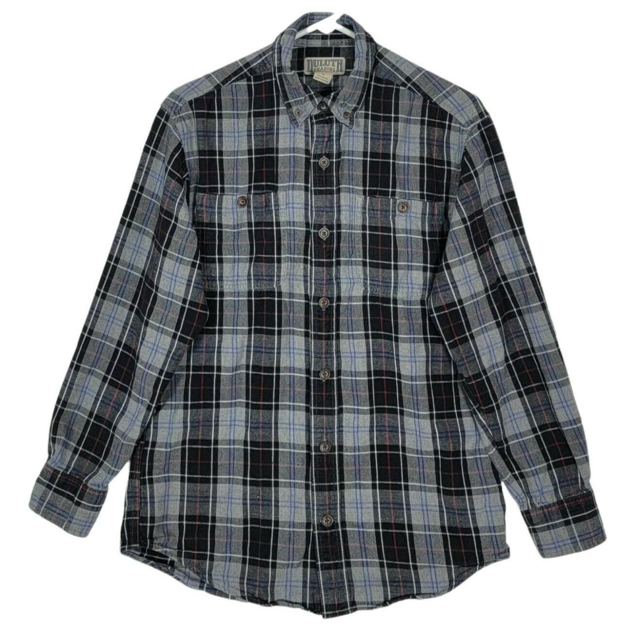 Duluth Trading Co Shirt Men's S Plaid Flannel Button... - Depop