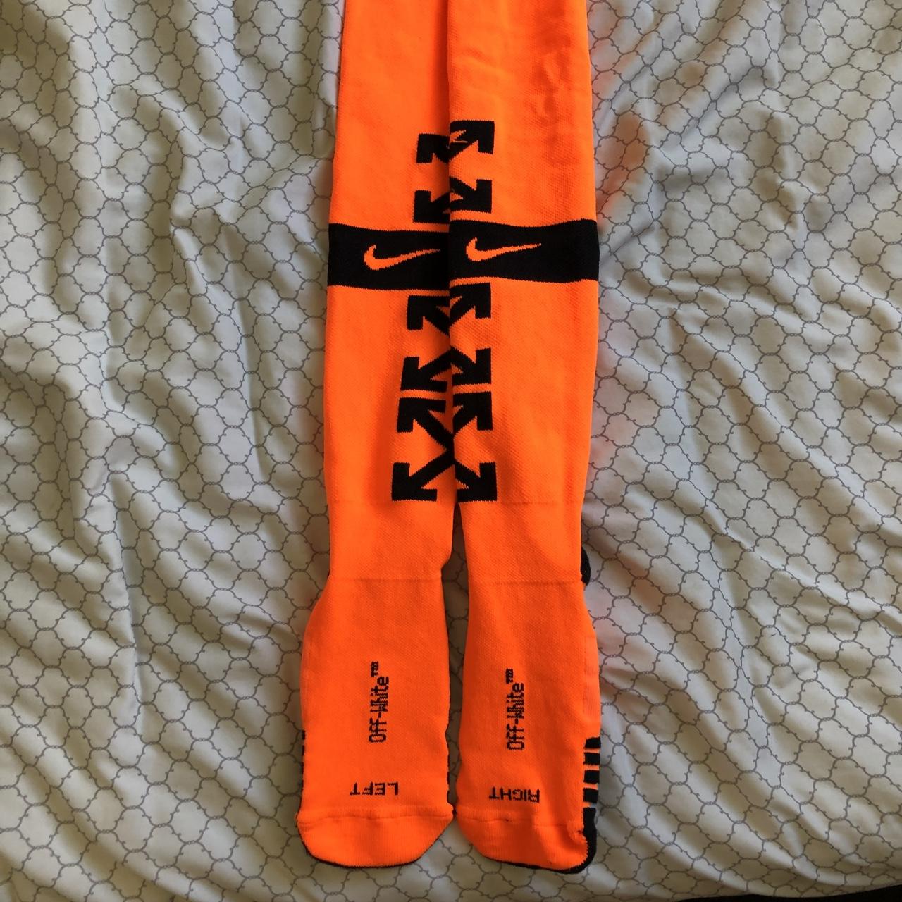 off white x nike socks only tried on authentic pm. Depop