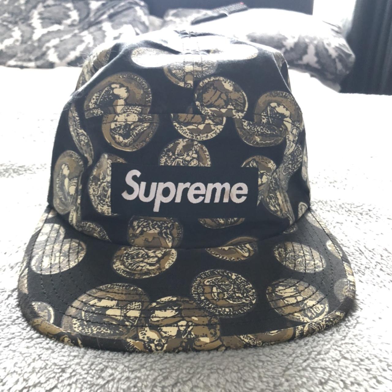 SUPREME COINS CAMP CAP :: S/S14. *VERY RARE. - Depop