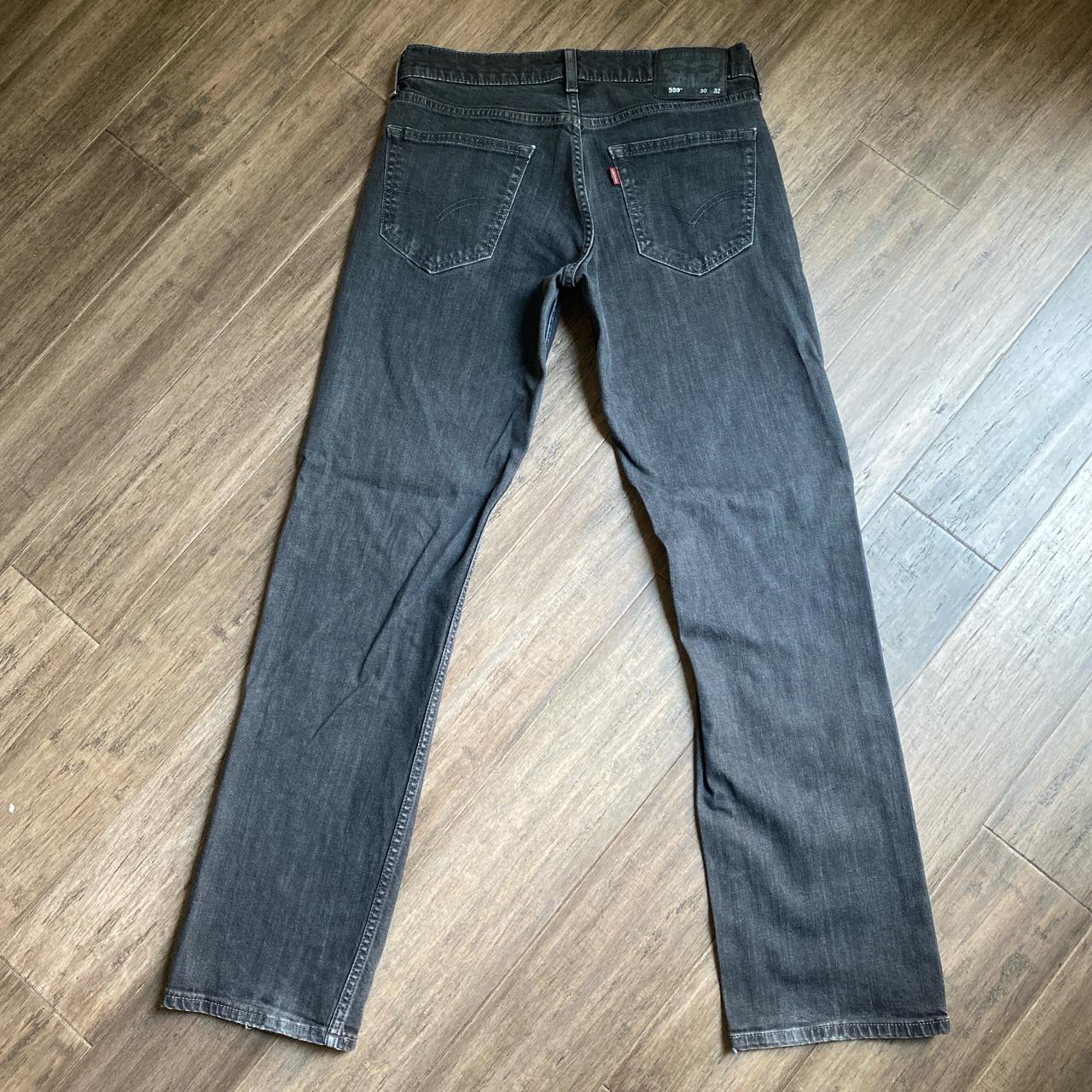 Levi’s Dark Charcoal 559 Jeans - nice faded... - Depop