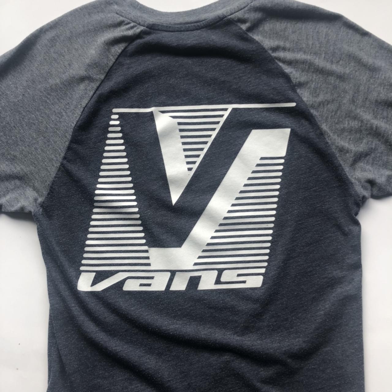 Vans big V logo print 3/4 length sleeves ... - Depop