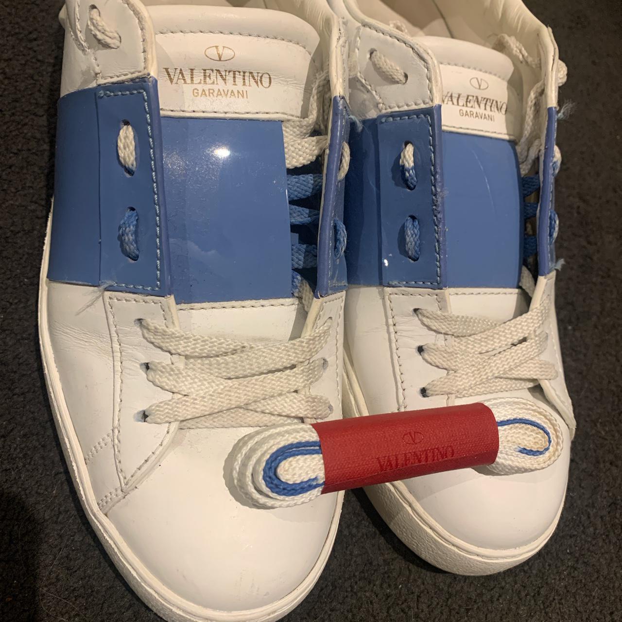 Valentino light blue on sale shoes