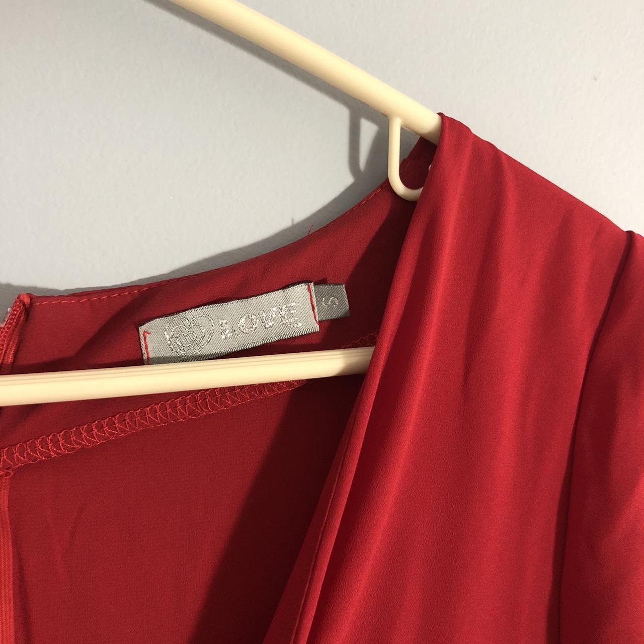 Love Label Women's Red Dress (4)