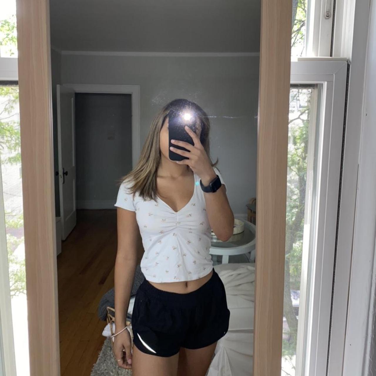 Brandy Melville floral top *NOTE* any purchases... - Depop