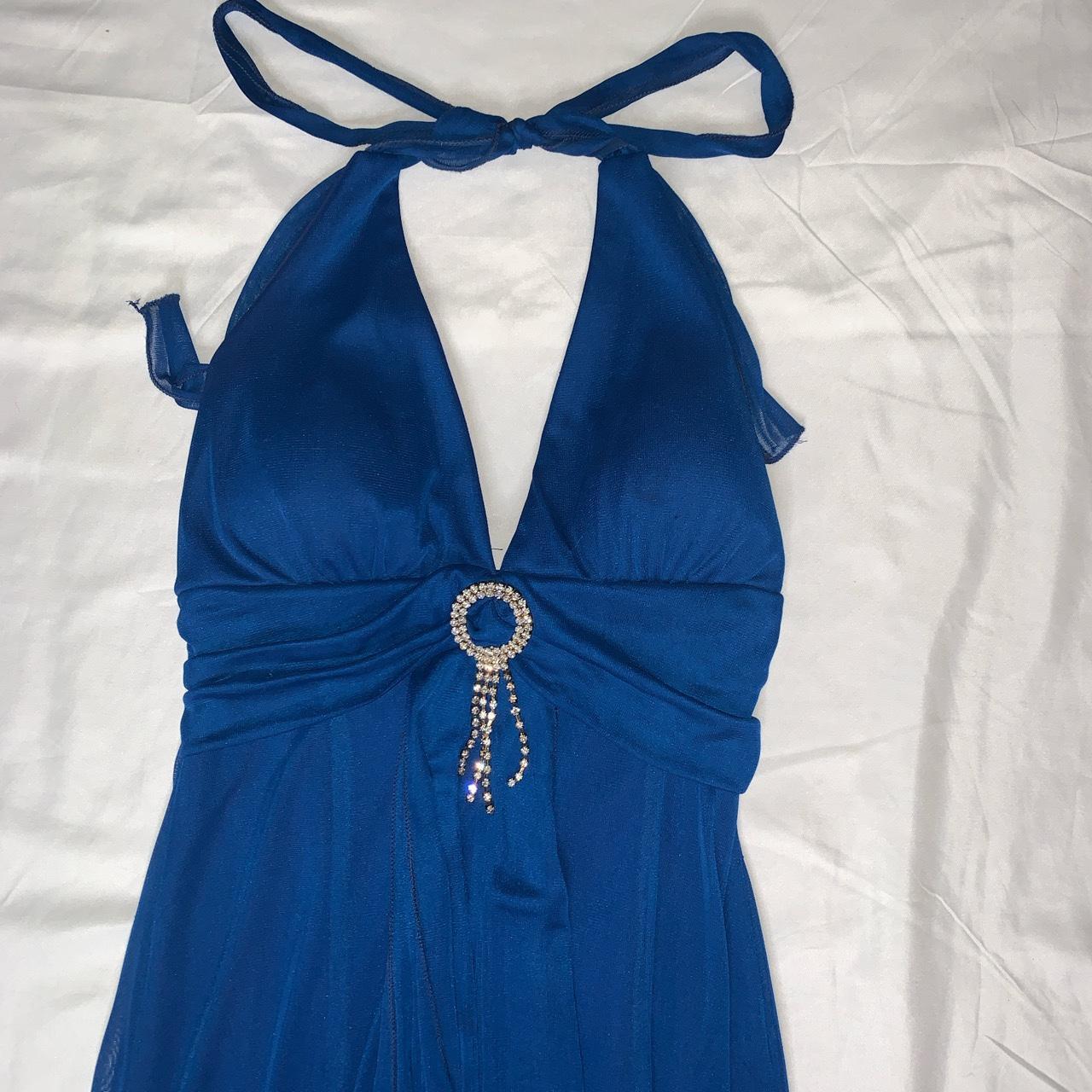 Windsor Y2K Colbalt Blue Prom Dress The prettiest... - Depop