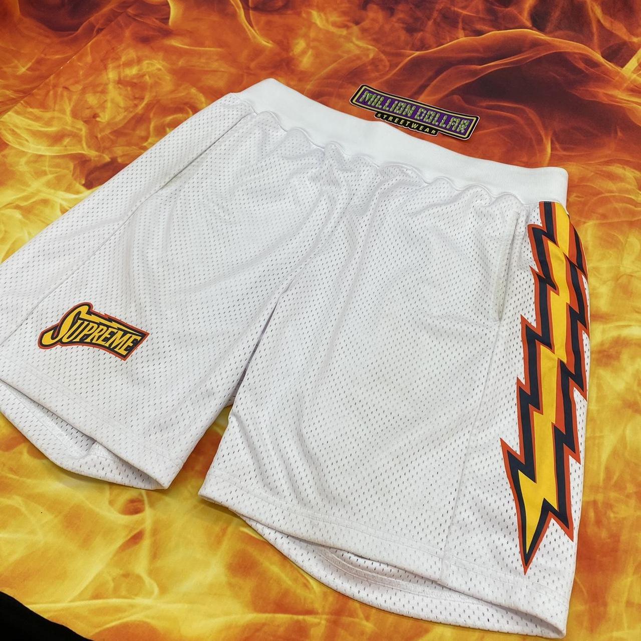 supreme bolt basketball shorts