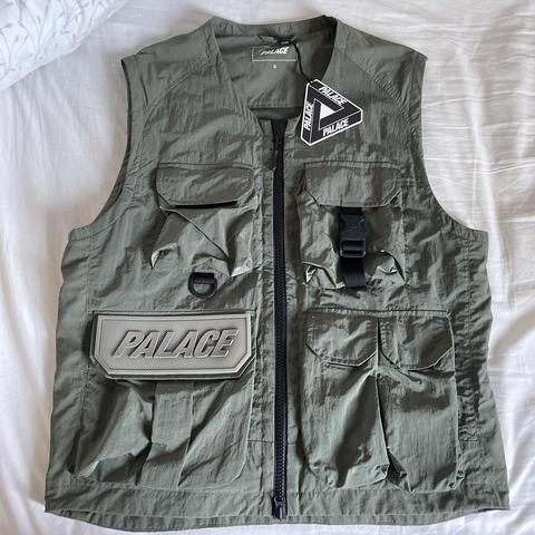 Palace Utility Iridescent Jacket + Vest Olive
