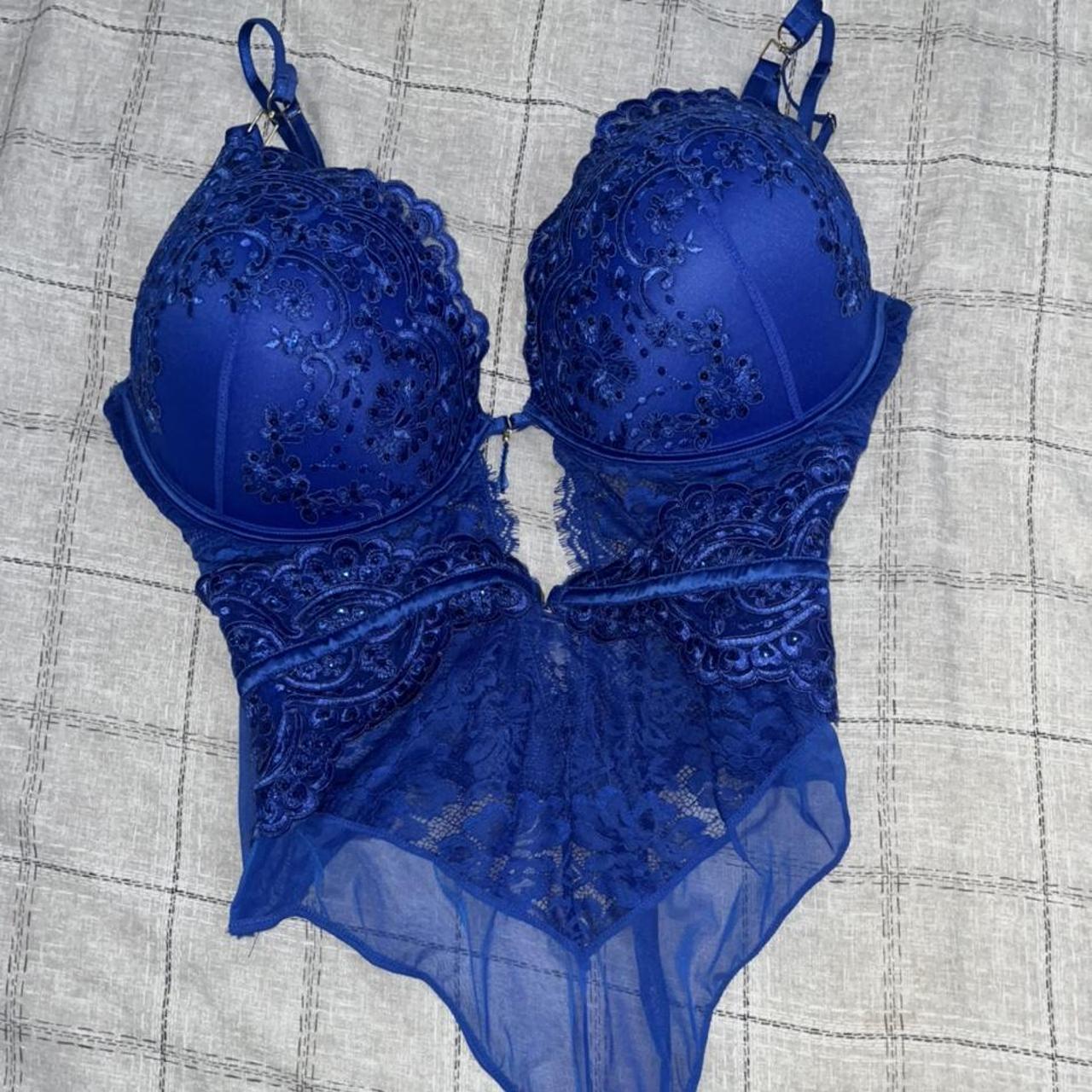 Ann Summers Electric Blue Body size UK22 cup size - Depop