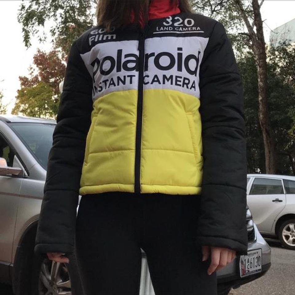 polaroid bubble jacket