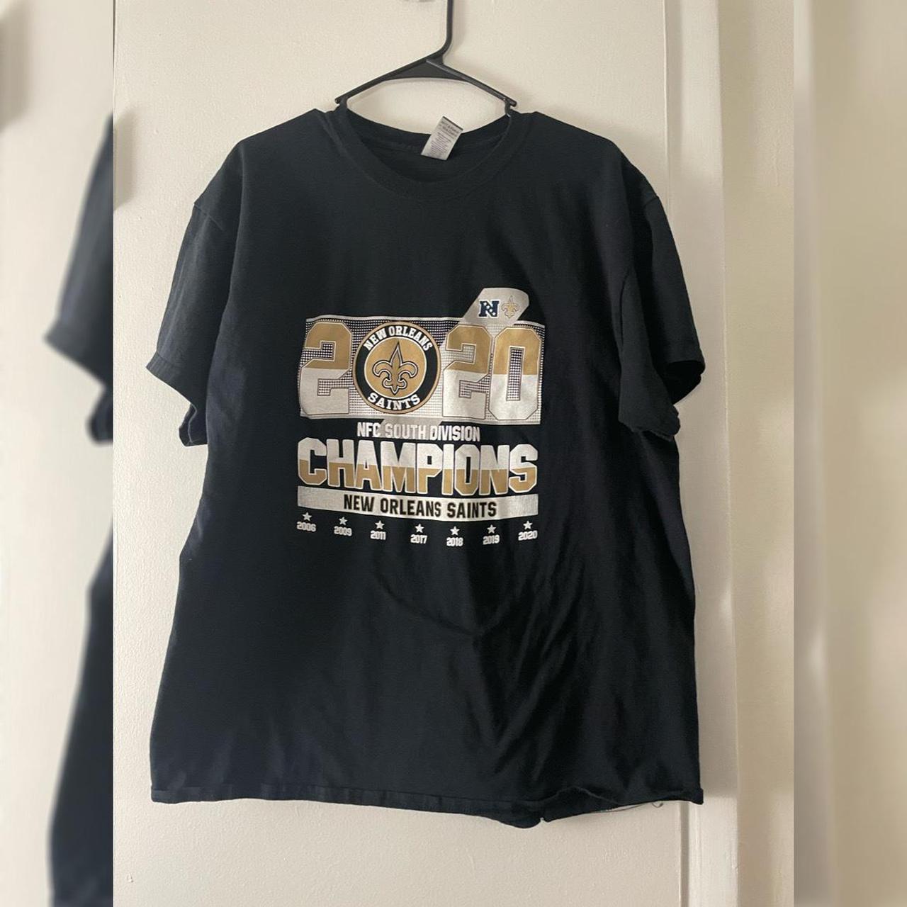 2020 NFC south division champions new orleans saints shirt