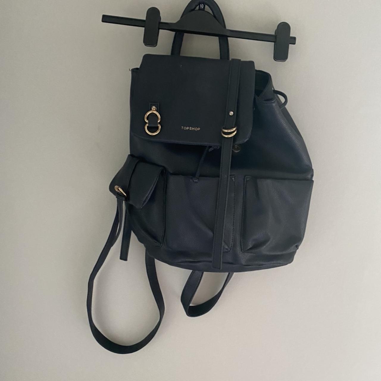 Leather backpack topshop best sale