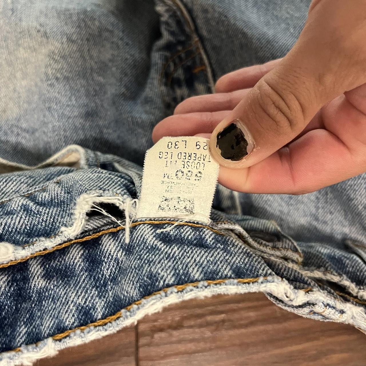 levi's 560 loose fit tapered leg