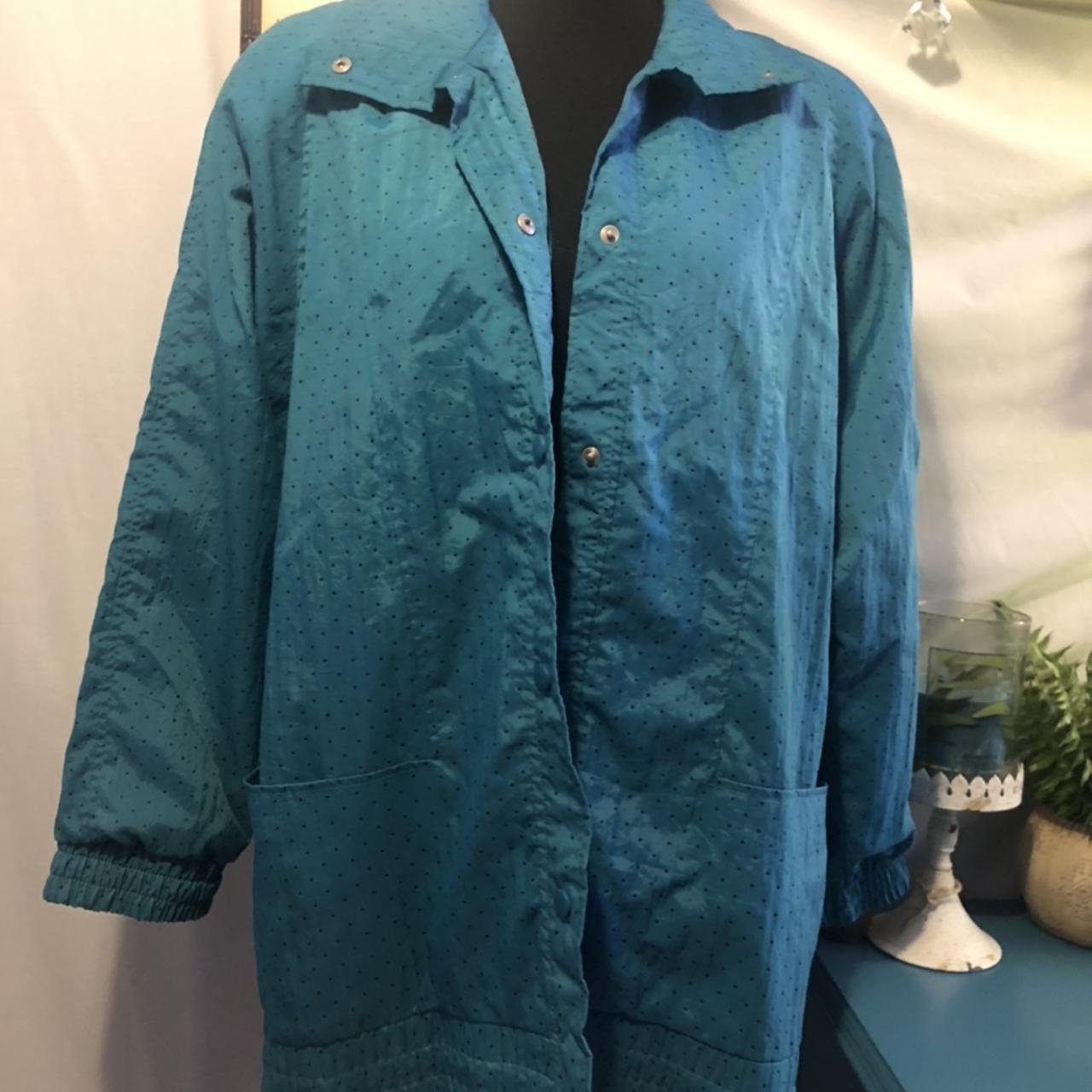 Vintage Kristen Blake windbreaker jacket 🧥 Blue... - Depop