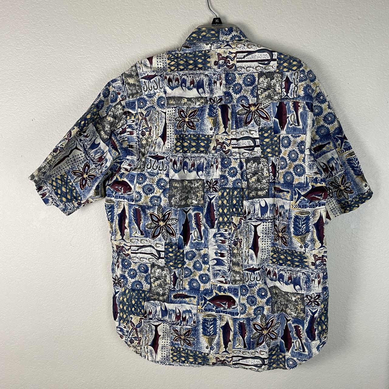 Straight Down Fishing Button Up Shirt Size XL - Depop