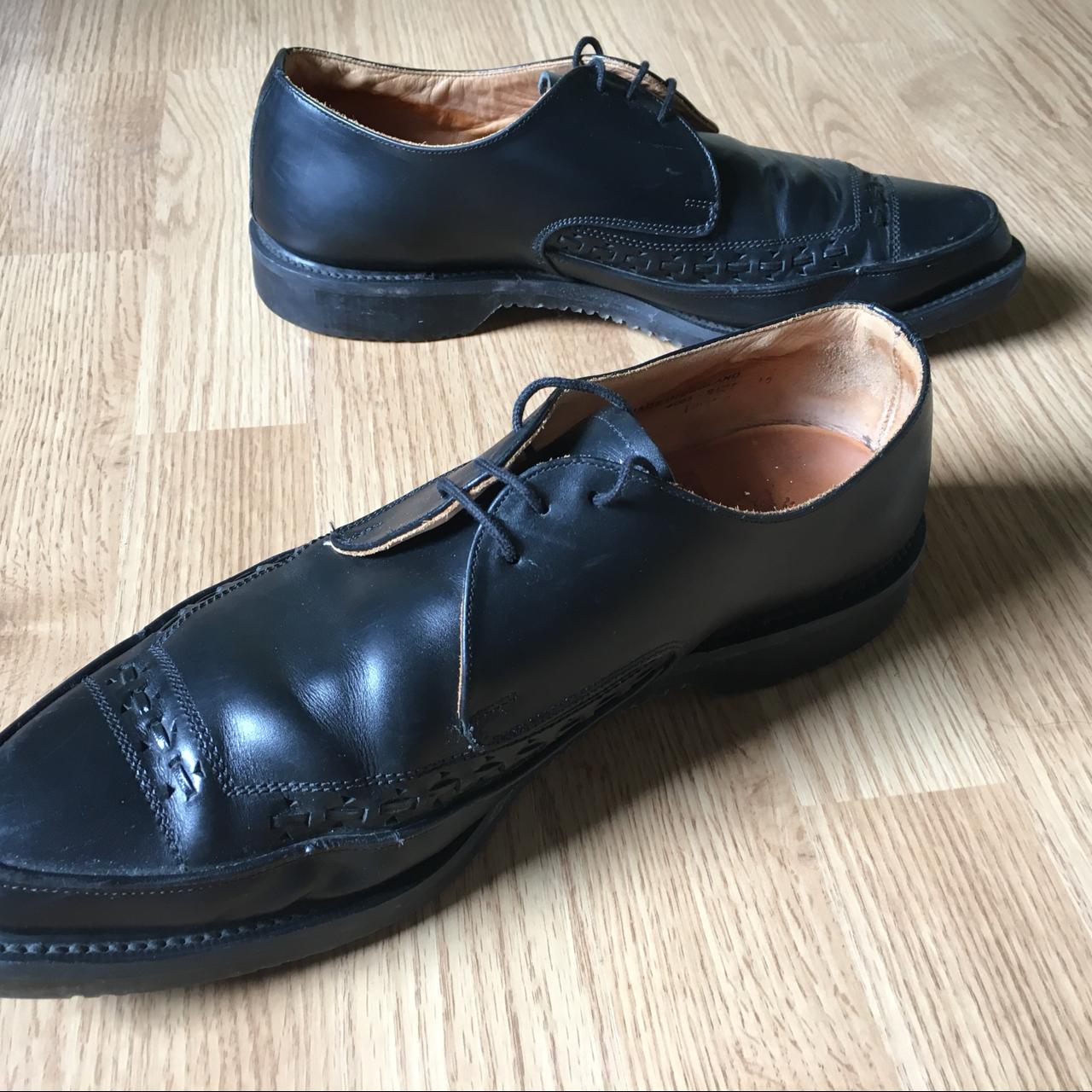 George Cox Mens Shoes Black Heatseal Gibson The... - Depop