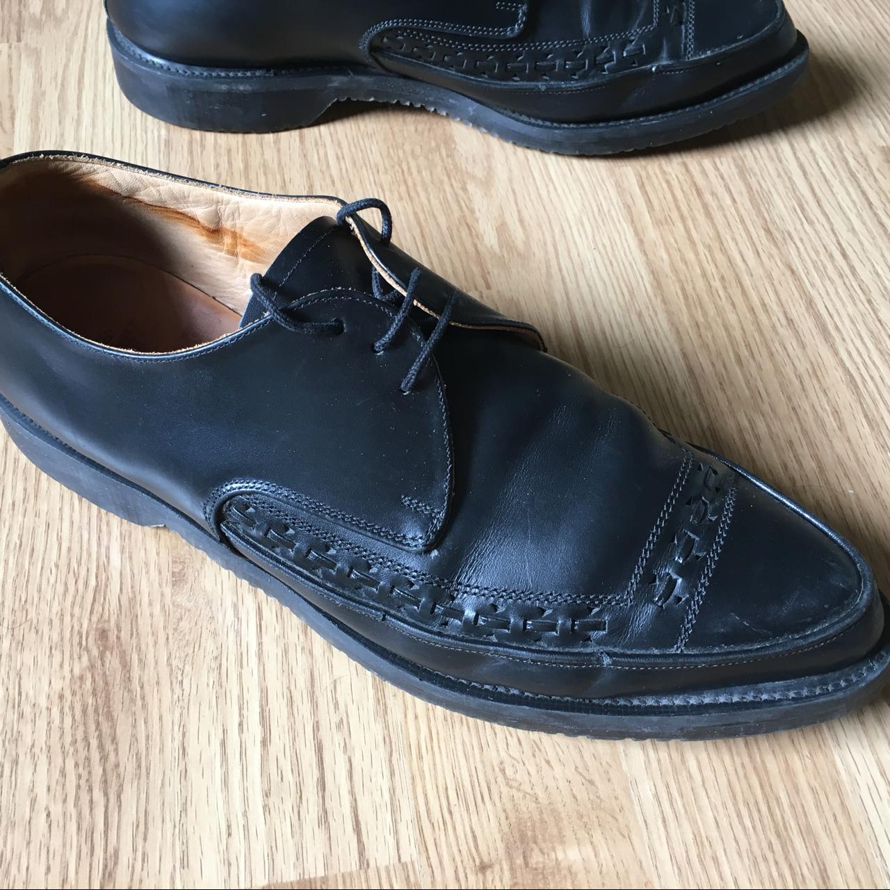 George Cox Mens Shoes, Black Heatseal Gibson, The...
