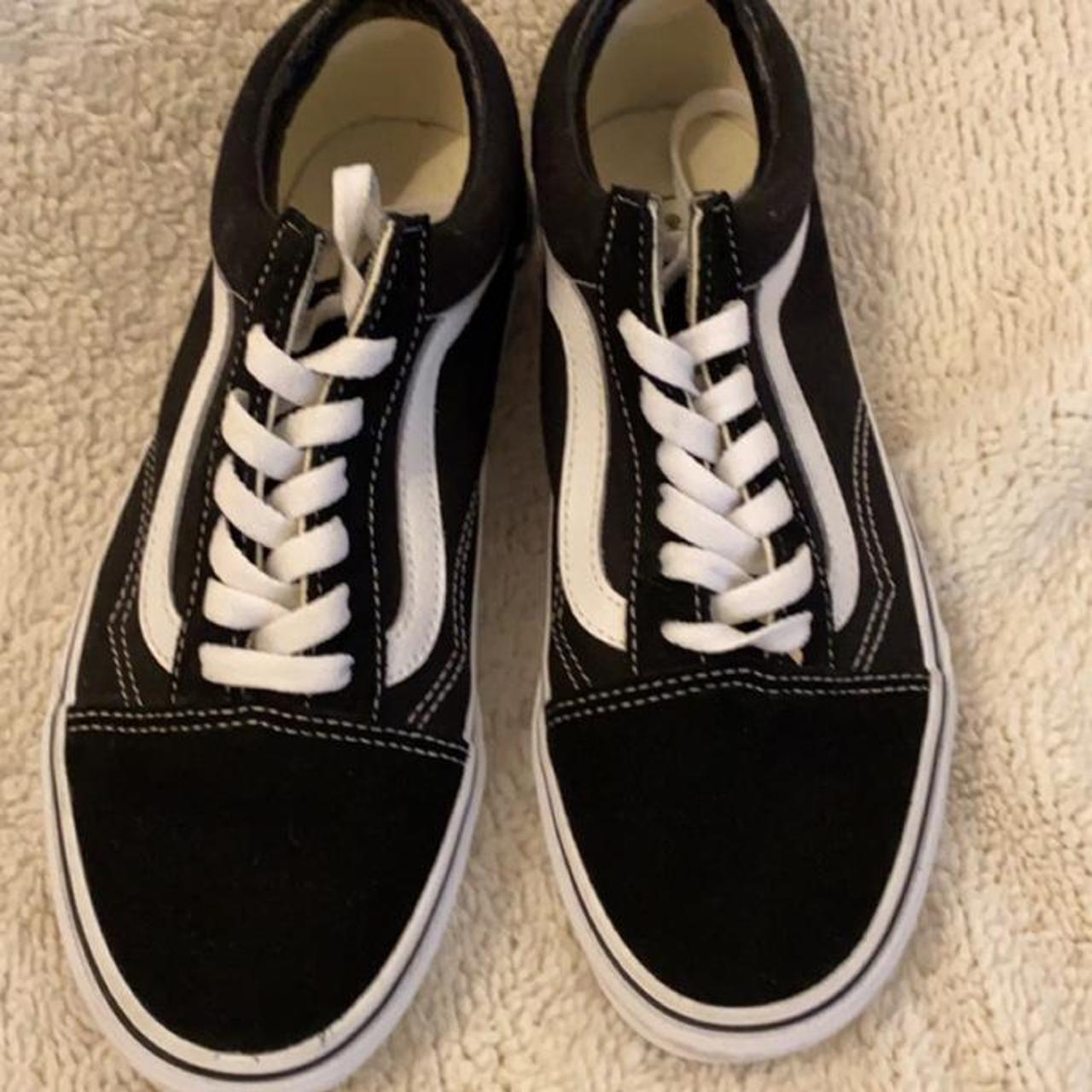 black vans womens 8