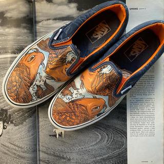 koi fish vans slip on