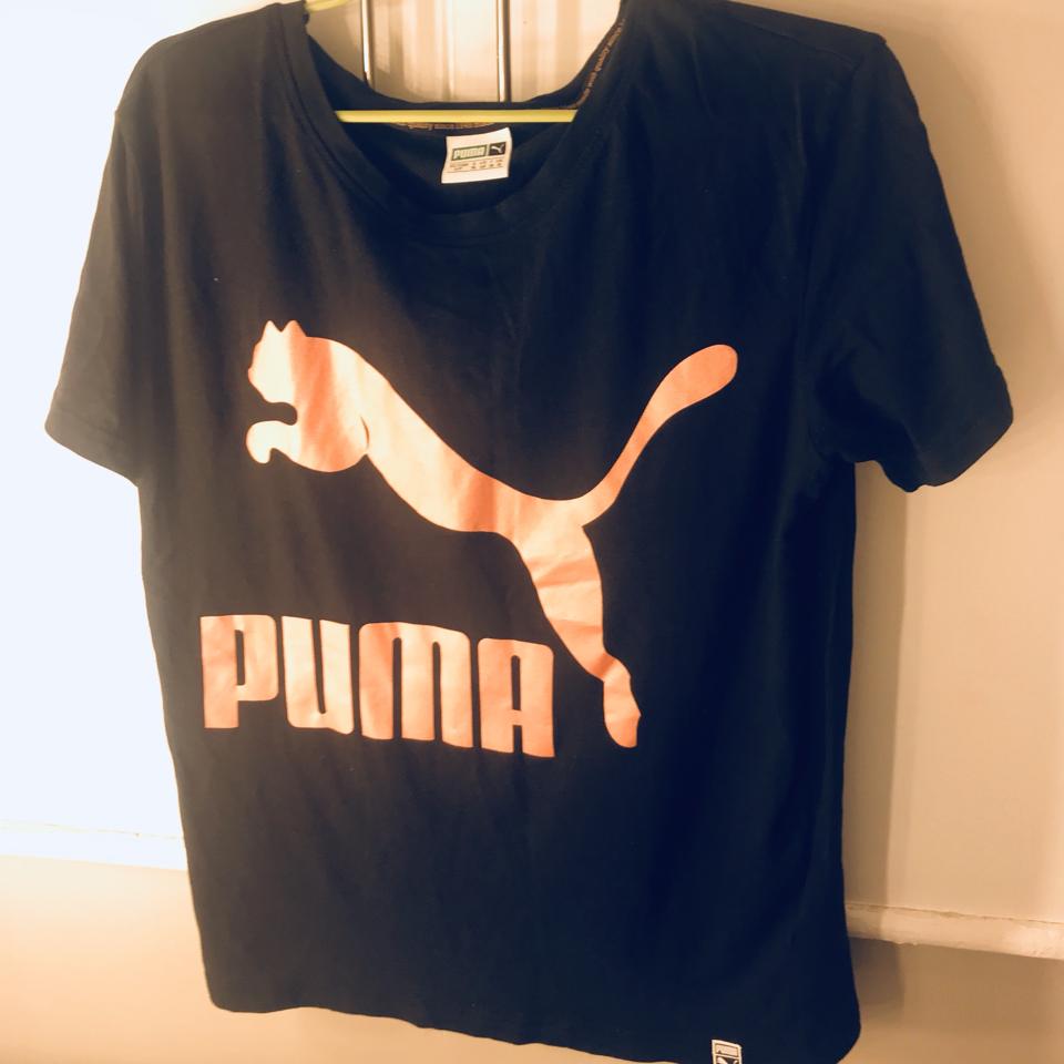 Black and rose store gold puma shirt