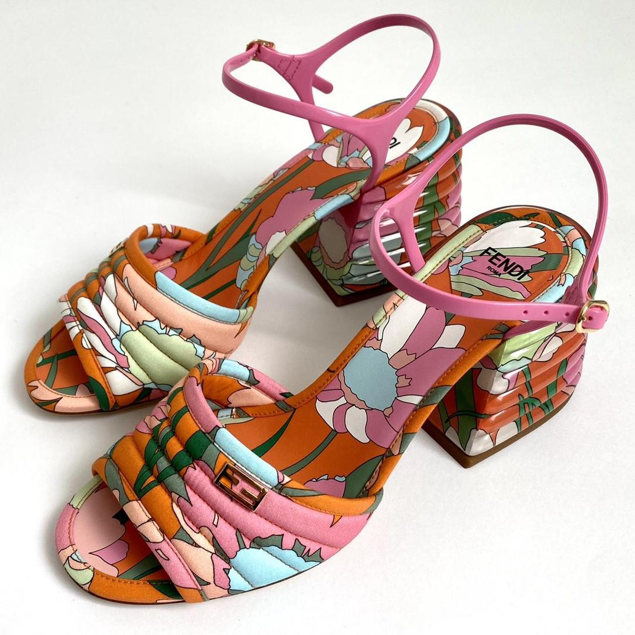 Fendi multicolor hot sale sandals