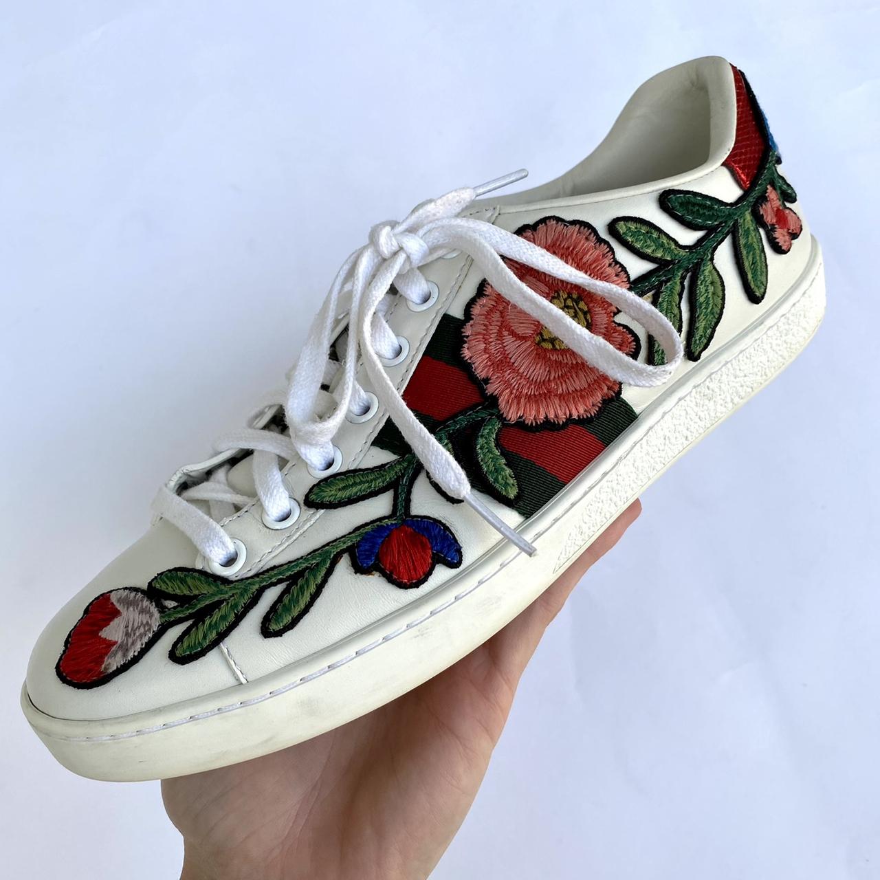 Gucci floral deals sneakers mens