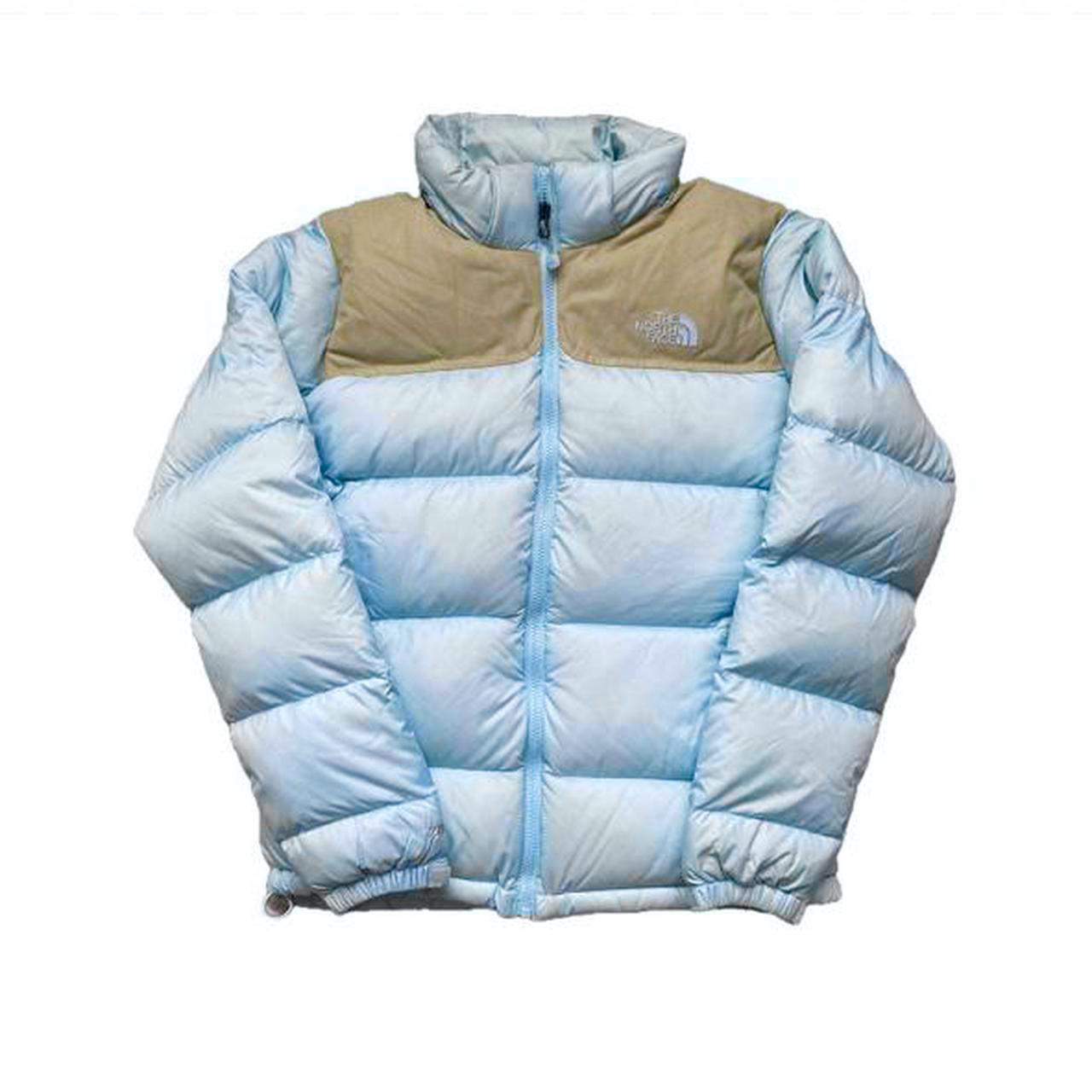 blue north face 700 puffer