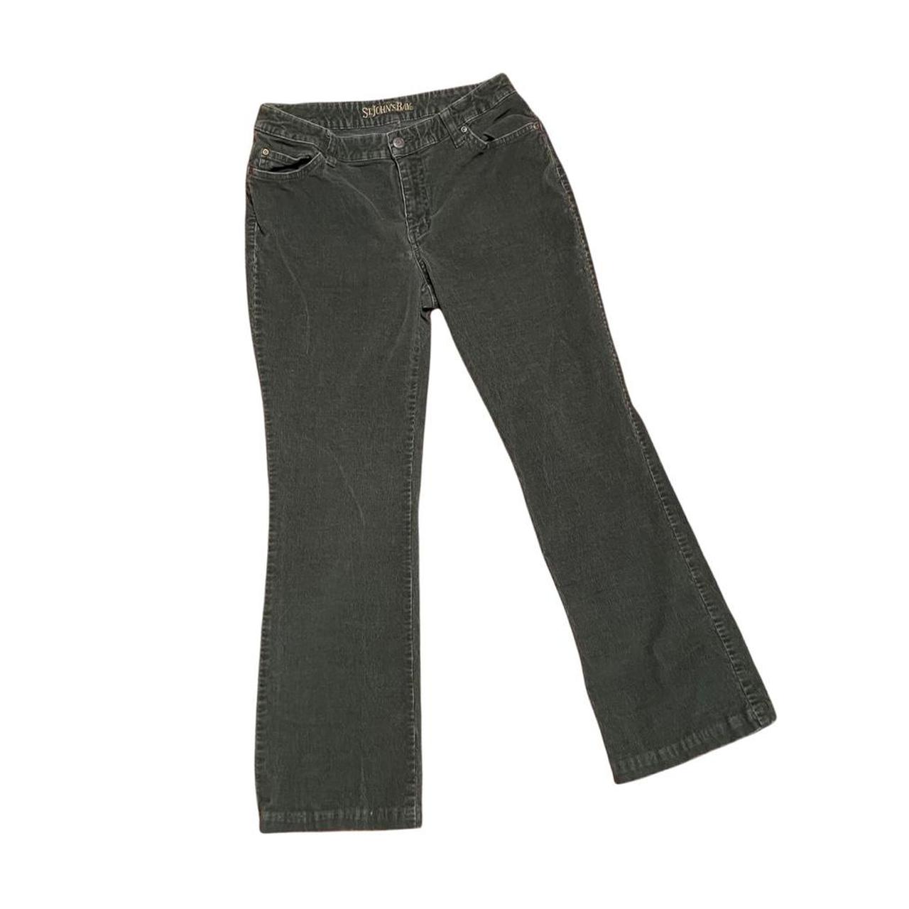 Women's Khaki and Green Jeans Depop