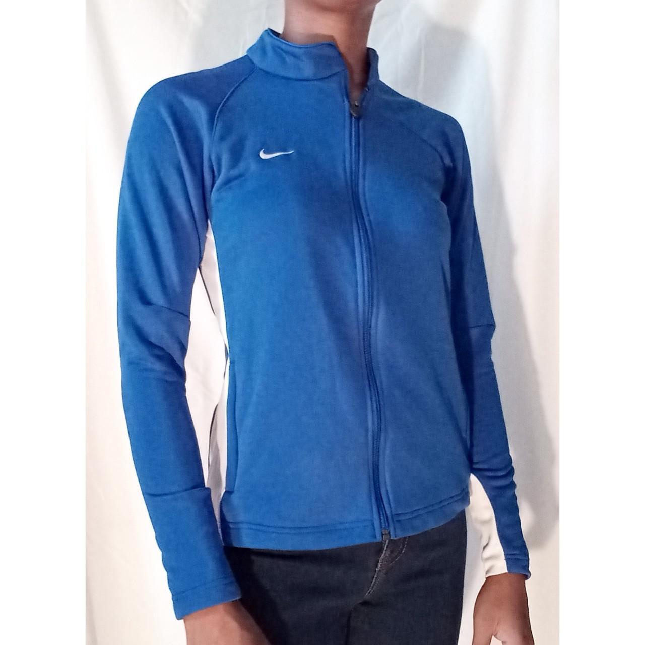 Nike Women's Blue and White Jacket