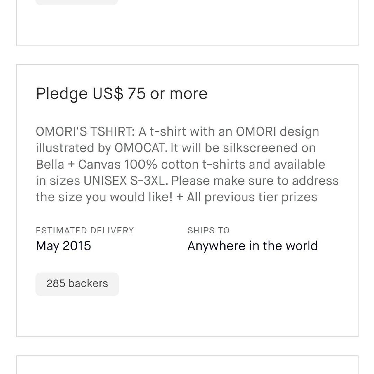 🌸 ISO omori kickstarter graphic tee!! 🌸 In search... Depop