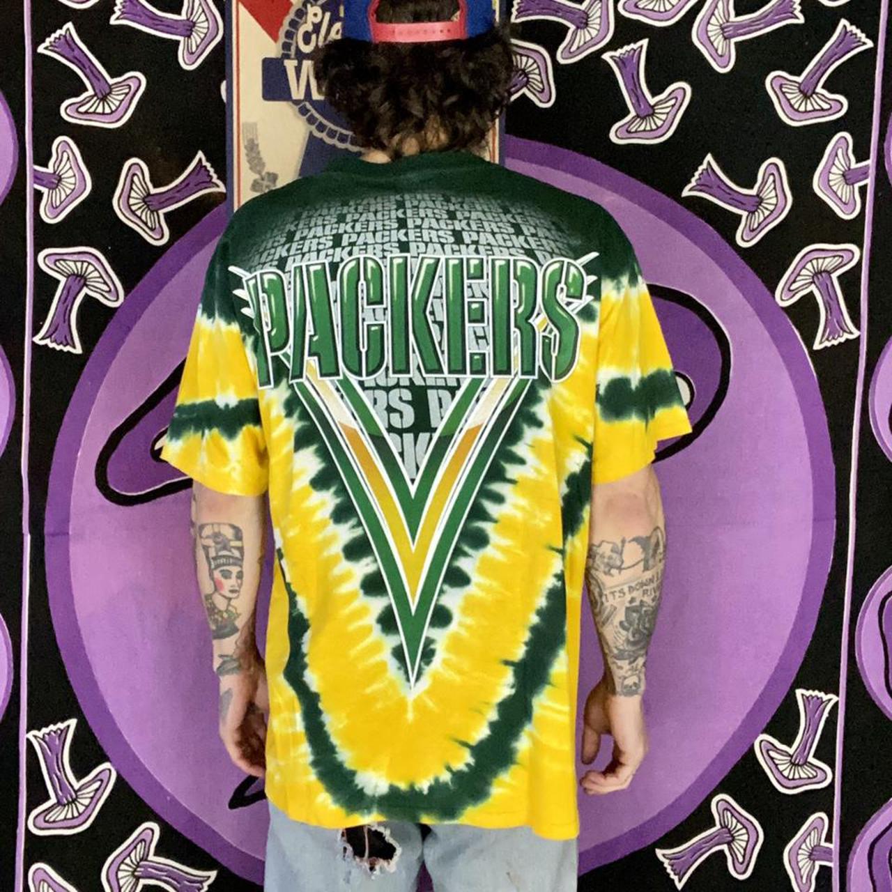 green bay packers tie dye shirt