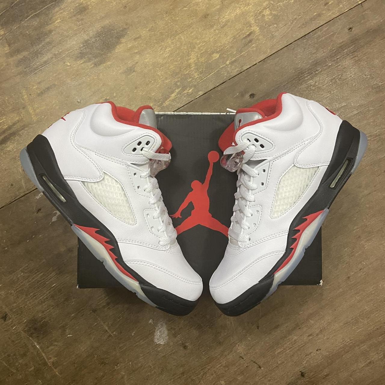 fire red 5s size 8