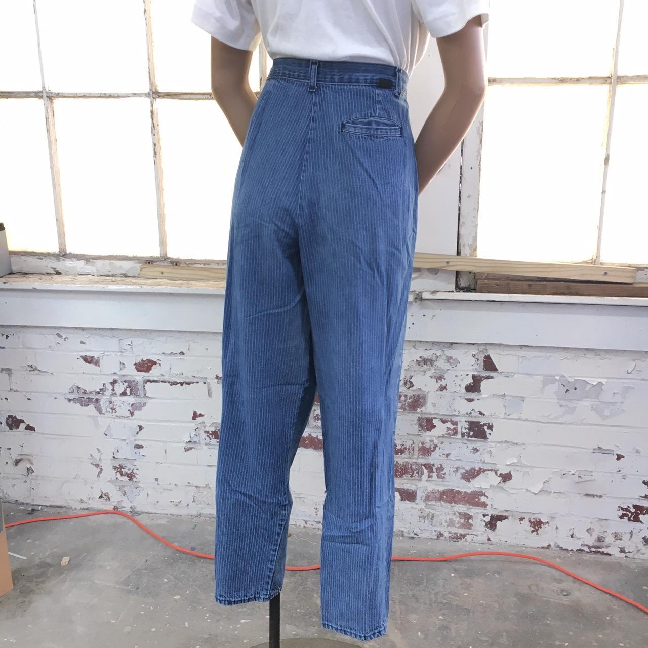 Women's Blue and White Jeans (2)