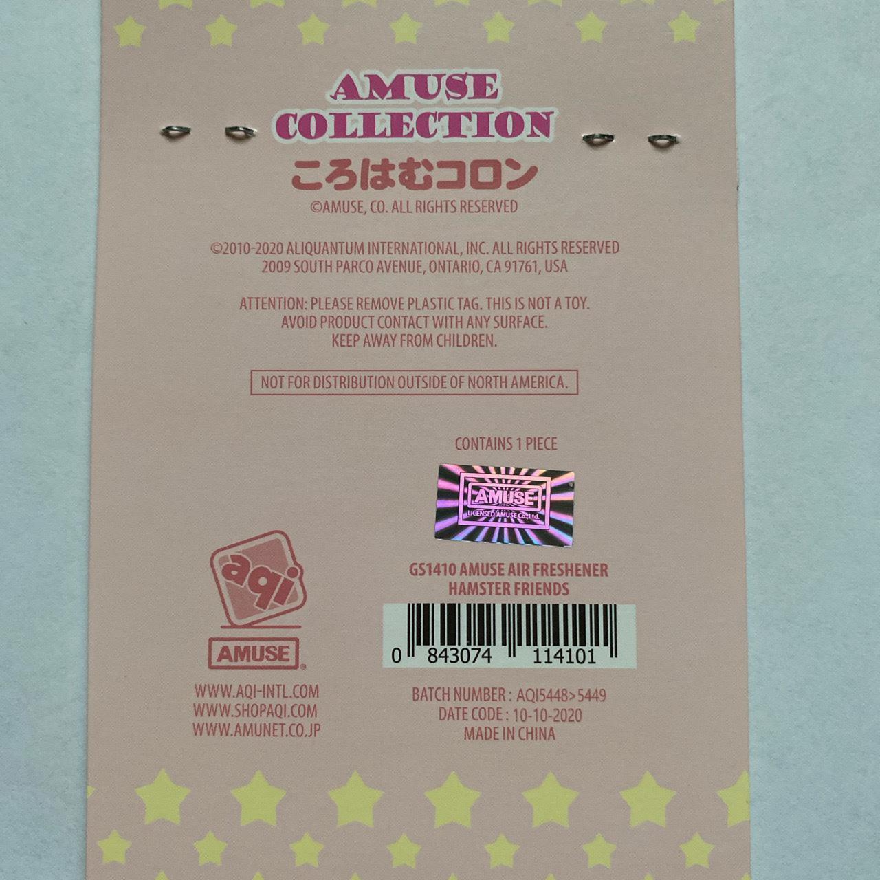 Cute hamster air freshener by Amuse Collection.... Depop