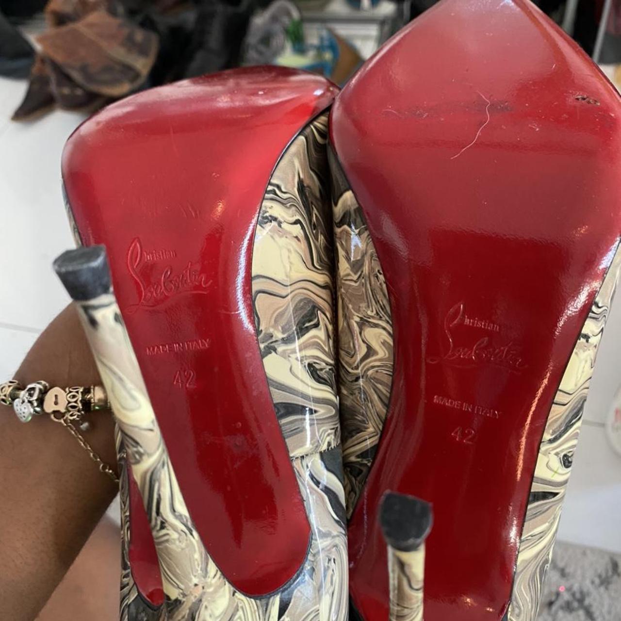 Christian Louboutin Heels barely worn size - Depop