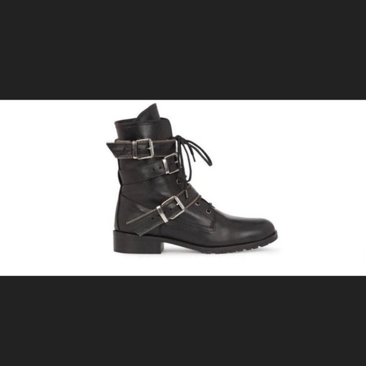 Maje biker boots. Only worn once. Size 4. Perfect. Depop